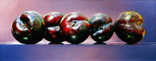 "Plums" - inches 24x59 - Sheversky Alexander