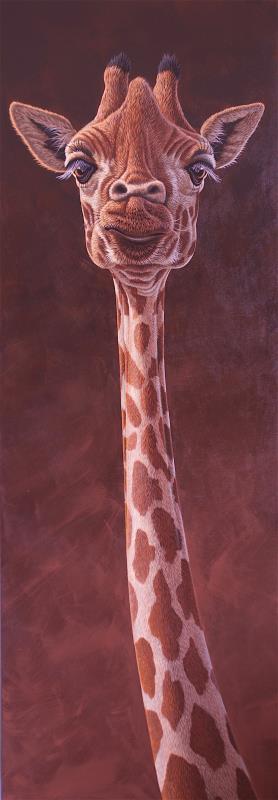 "Giraffa" - cm 200x70 di Polloni Saverio